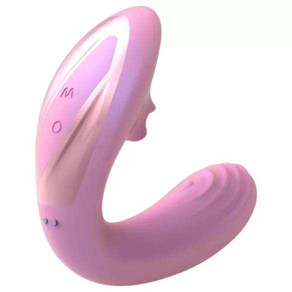 Tracy's Dog OG Lick - Vibrador de punto G y estimulador de clítoris (rosa)