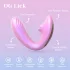 Tracy's Dog OG Lick - Vibrador de punto G y estimulador de clítoris (rosa)