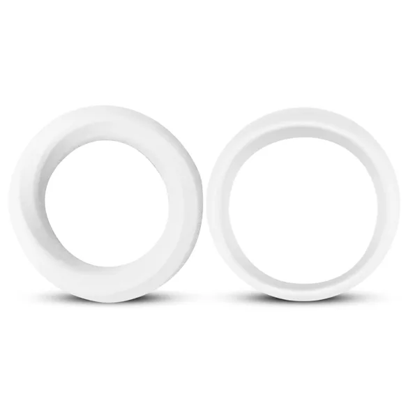2in1 - Anillo para glande y retardador - silicona - pack de 2