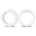 2in1 - Anillo para glande y retardador - silicona - pack de 2