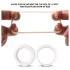 2in1 - Anillo para glande y retardador - silicona - pack de 2