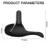 Leopard - Vibrador recargable en forma de bellota (negro)