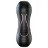 Leopard - vibrador para pene con boca y vagina artificial (color natural)