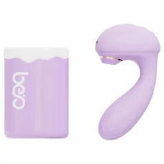   Leopard - succionador y vibrador con vibración - silicona lila
