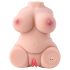 Lonely - masturbador masculino realista vibrador - torso - color natural