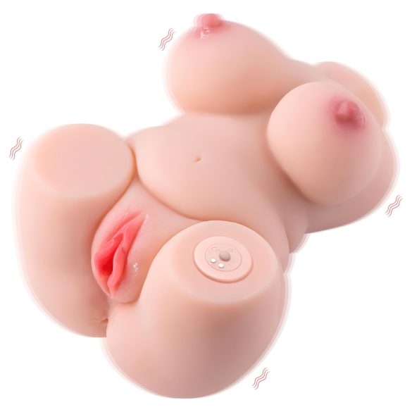 Lonely - masturbador masculino realista vibrador - torso - color natural