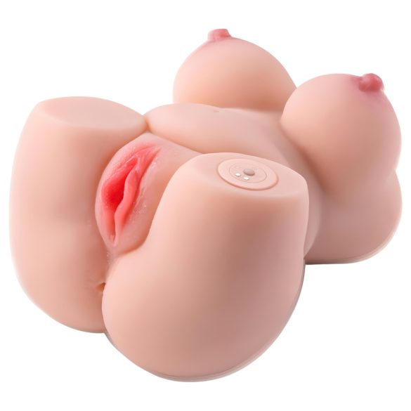 Lonely - masturbador masculino realista vibrador - torso - color natural