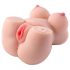 Lonely - masturbador masculino realista vibrador - torso - color natural