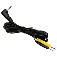   DG-LAB - cable de electrodos de jack de 2,5 mm a pines de 2 mm (negro)