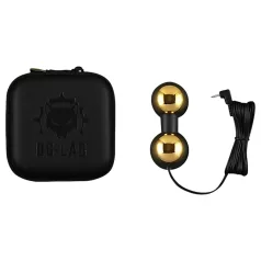   DG-LAB BiPolar B - electrodo metálico bipolar con forma de reloj de arena (dorado)