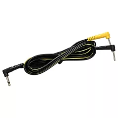   DG-LAB - cable de electrodo en ángulo recto con clavijas de 2 mm (negro)