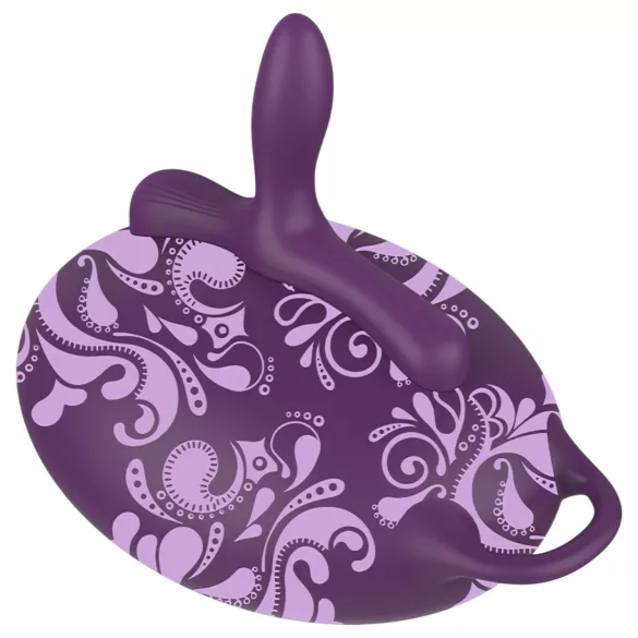 Bouncy Bliss Classic - cojín hinchable con vibrador - silicona lila