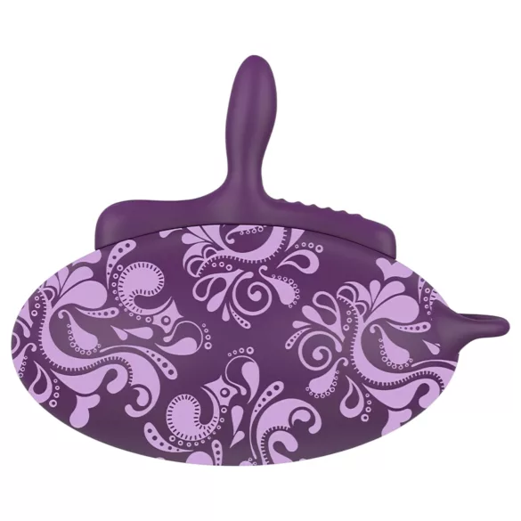 Bouncy Bliss Classic - cojín hinchable con vibrador - silicona lila