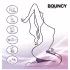 Bouncy Bliss Classic - cojín hinchable con vibrador - silicona lila