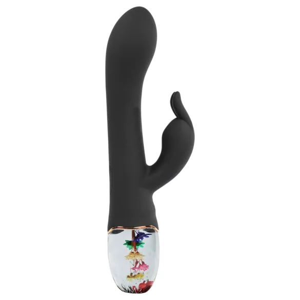 LOVISS Flower - vibrador punto G con brazo para el clítoris (negro)