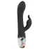 LOVISS Flower - vibrador punto G con brazo para el clítoris (negro)