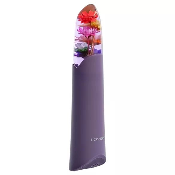 LOVISS Flower - mini vibrador tipo bala (lila)