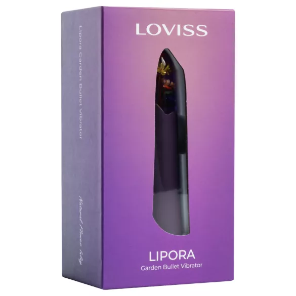 LOVISS Flower - mini vibrador tipo bala (lila)