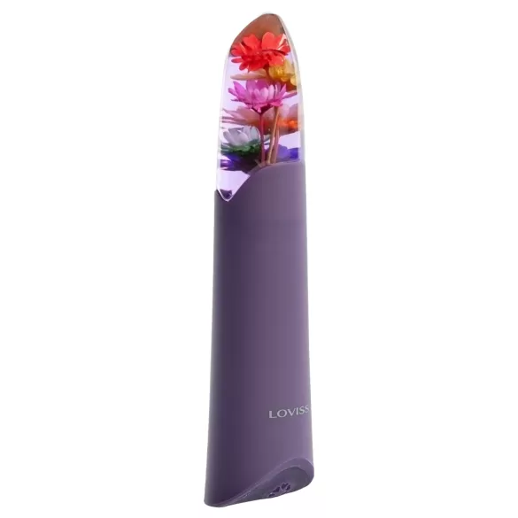 LOVISS Flower - mini vibrador tipo bala (lila)