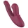 Vibeconnect - Vibrador 2 en 1 punto G y clítoris - silicona roja