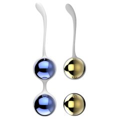   Nalone Yany Love - set de bolas chinas ajustables - silicona azul oro