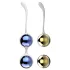 Nalone Yany Love - set de bolas chinas ajustables - silicona azul oro