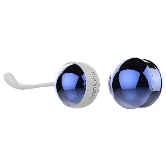 Nalone Yany Love - set de bolas chinas ajustables - silicona azul oro