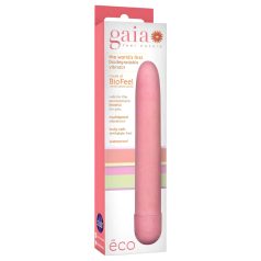 Gaia - Vibrador ecológico grande - silicona rosa