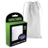 Safe Sex - bolsa de almacenamiento discreta antibacteriana - blanca (M)