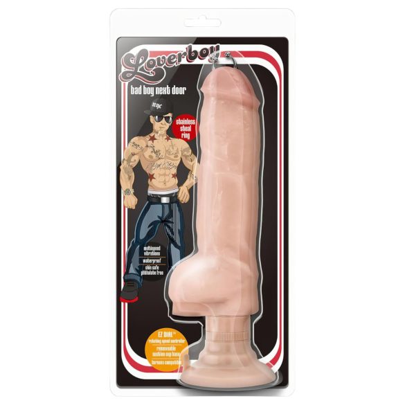 Blush Bad Boy - vibrador con piercing - realista 33cm beige