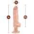 Blush Bad Boy - vibrador con anillo penetrante de 17 cm (color natural)