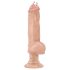 Blush Bad Boy - vibrador con piercing - realista 33cm beige