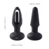 Honey Play Box Snuggy - consolador anal con lengua vibrador - silicona negra