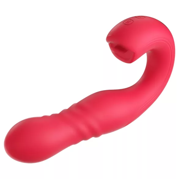 Honey Play Box Joi Thrust 2 - vibrador impulsor y succionador - recargable rojo