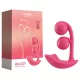 Honey Play Box Melody - vibrador 2 en 1 con cuentas controlado por aplicación (rojo)