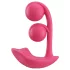 Honey Play Box Melody - vibrador 2 en 1 con cuentas controlado por aplicación (rojo)