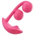Honey Play Box Melody - vibrador 2 en 1 con cuentas controlado por aplicación (rojo)