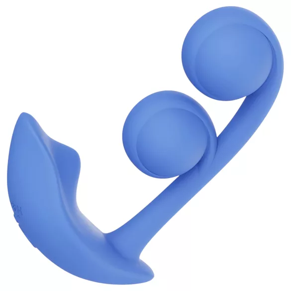 Honey Play Box Melody - Vibrador 2 en 1 con cuentas controlado por app (azul)