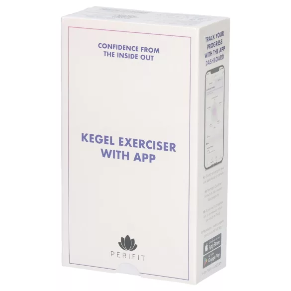 Perifit - Bola de geisha vibradora controlada por aplicación (rosa)