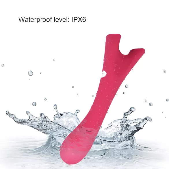 Cotoxo - vibrador punto G recargable - estimulación precisa - silicona roja