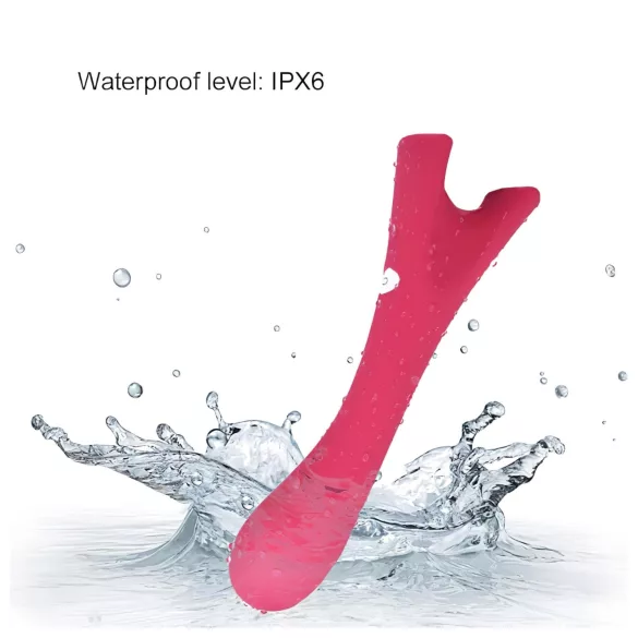Cotoxo - vibrador punto G recargable - estimulación precisa - silicona roja