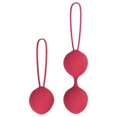 Cotoxo Cherry - bolas chinas dobles - silicona roja