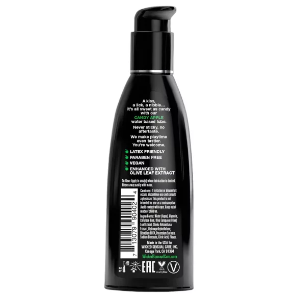 Wicked - lubricante base agua - manzana caramelizada - 60 ml
