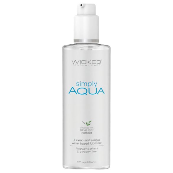 Wicked Simple Aqua - lubricante íntimo vegano a base de agua - 120 ml