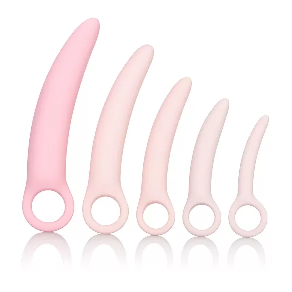 CalExotics Inspire - set dilatadores vaginales - salud íntima - silicona rosa