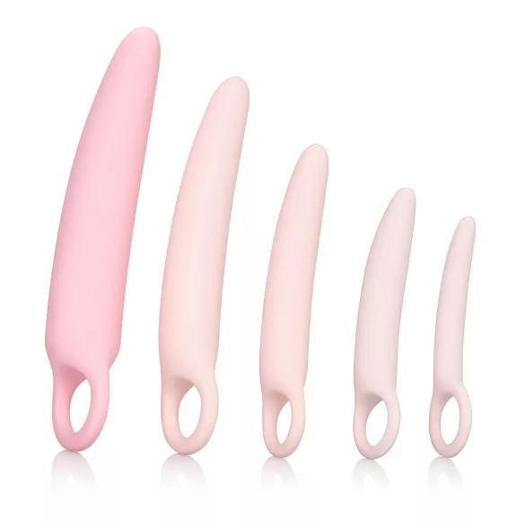 CalExotics Inspire - set dilatadores vaginales - salud íntima - silicona rosa
