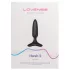 Lovense - plug anal vibrador pequeño recargable - silicona negra 25mm