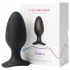 Lovense - plug anal vibrador recargable - tamaño L - silicona negra