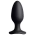 Lovense - plug anal vibrador recargable - tamaño L - silicona negra