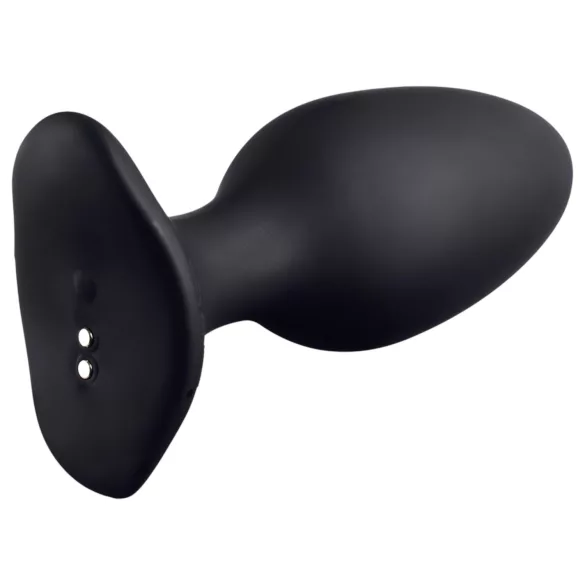 Lovense - plug anal vibrador recargable - tamaño L - silicona negra
